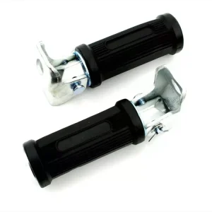 Fußrasten, klappbar Bohrung 12mm für Zündapp, Kreidler, Hercules, Puch, KTM, DKW, Rixe, Sachs, Mofas Preisreduziert