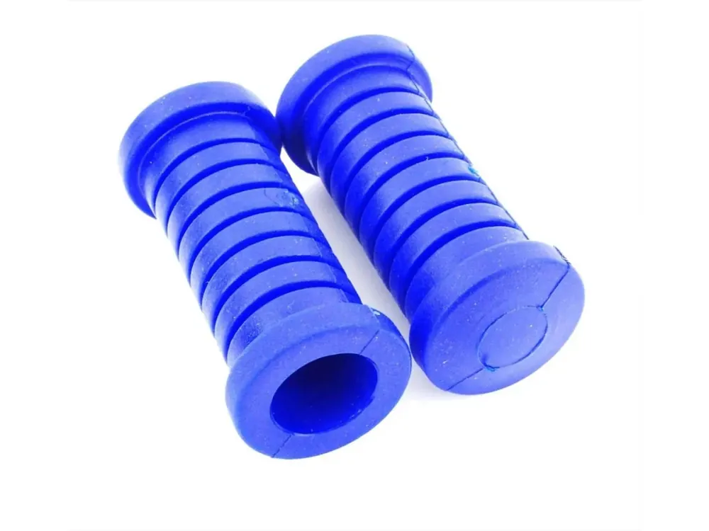 Saisonangebot Fußrastengummi Blau 35mm 91mm für Simson, Star, Schwalbe, Habicht, S, SR