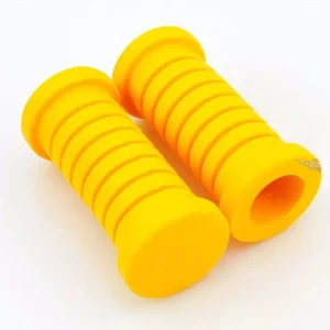 Bestpreis Fußrastengummi Gelb 35mm 91mm für Simson, Star, Schwalbe, Habicht, S, SR