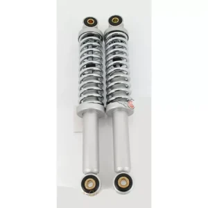 Neu Im Sortiment Federbein Satz Grau 275mm 8mm Buchsen 6mm Feder für Hercules, Puch, Miele, DKW, KTM, Rixe, Kreidler, Zündapp, Mofa, Moped, Mokick