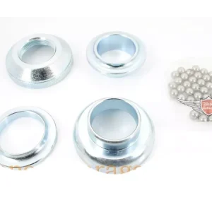 Billig Lenkkopflager Satz Stahl Silber für Hercules K 50, MK 1, 2, 3, 4, Ultra, Supra 4 GP