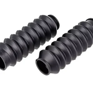 Faltenbalg Satz (2 Stück) Telegabel Drilastic Gummi Schwarz 30/23mm 112mm für Hercules, Zündapp, KTM, DKW, Rixe, Sachs Preiswert