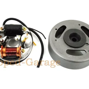 Gratis Versand Zündung Komplett 103mm Polrad 80mm Grundplatte für Zündapp, Automatic Mofa Typ 444