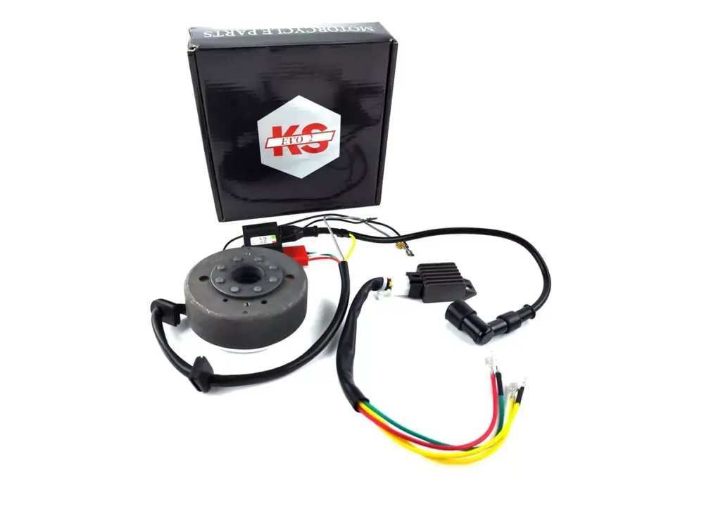 Rabatt Zündungssatz 12V 70-80W 90mm für Kreidler Florett RS, RMC, RM, TM, LF, LH, Flory, Puch Monza, Cobra, Zündapp CS 50 Typ 448, GTS 529, 517, C Sport KS 530, Hai 25 WC TT