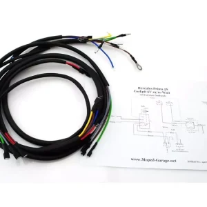 Saisonangebot Kabelbaum Goebel 6 Volt 19/10 Watt Schwarz für Hercules, Prima 5S