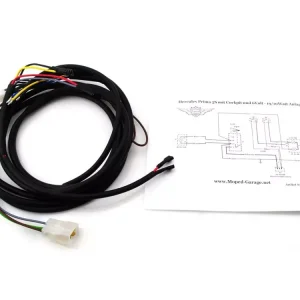 Knallerangebot Kabelbaum 6 Volt 19/10 Watt Schwarz für Hercules, Prima 5S