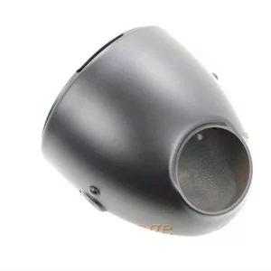 Abverkauf Scheinwerfer Gehäuse 1 Stück Matt Schwarz 150mm Einbaudurchmesser 160mm Aussendurchmesser für Kreidler Florett RS K54/53