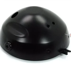 Scheinwerfer Gehäuse 170mm Einbaudurchmesser 185mm Befestigungsabstand 180mm Aussendurchmesser Mattschwarz für Kreidler Florett RS RMC Neue Kollektion