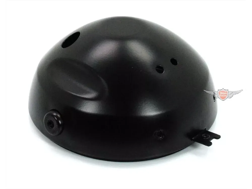 Scheinwerfer Gehäuse 170mm Einbaudurchmesser 185mm Befestigungsabstand 180mm Aussendurchmesser Mattschwarz für Kreidler Florett RS RMC Neue Kollektion