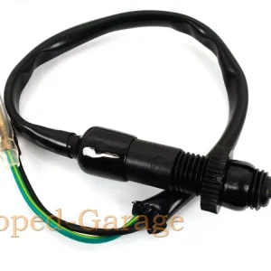Echt Bremslichtschalter Hinten Schwarz für Honda CB 50, 125, 200, 250, 400
