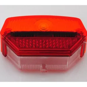 Kracherpreis Rücklichtglas ULO ULO 65mm 110mm Rot Orange Weiß für Zündapp, Kreidler, Hercules Mofa Mokick, Puch