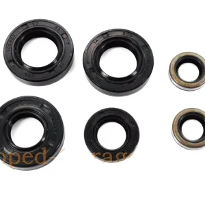 Simmering Satz 6-teilig Schwarz für Derbi Senda-R Schnäppchen