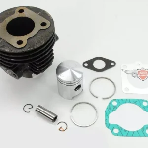 Zylinder Kolben 50ccm 38mm Bohrung 19,5mm Innendurchmesser 7mm Innendurchmesser 43mm Aussendurchmesser 12mm Kolbenbolzen für Puch MS, Puch VS, Puch MV, Puch DS Top-Preis
