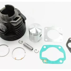 Zylinderkit Guss 50ccm 38mm mit Kolben Kolbenringen Dichtsatz für Puch MS, VS, MV, DS Kostenloser Rückversand