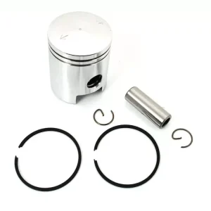 Kolben Satz Aluminium 41mm Kolbenbolzen 12mm für Sachs, Hercules 219, 218, 220, Miele, DKW, KTM, Göricke, Gritzner Neue Ware