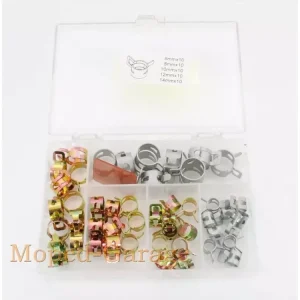 Schellen Sortiment 50 Stück 6mm 8mm 10mm 12mm 14mm für Zündapp, Kreidler, Hercules, Puch Mofa, Moped, Mokick Nur Für Kurze Zeit