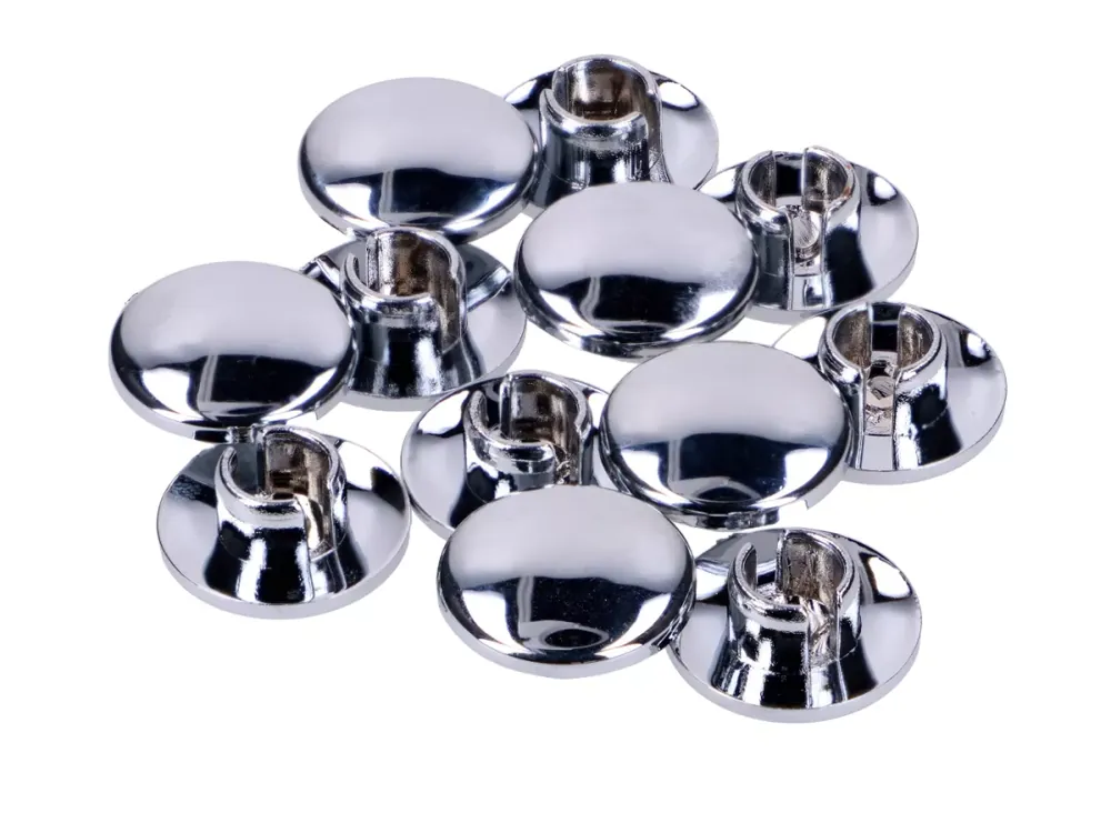 Letzte Chance Abdeckkappen Set für M10 Innensechskant Schraubenkopf Chrom 12 Stück