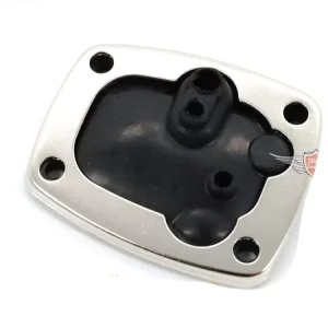 Schneller Versand Vergaser Abdeckkappe Kunststoff Silber für Suzuki, K 50 Mokick