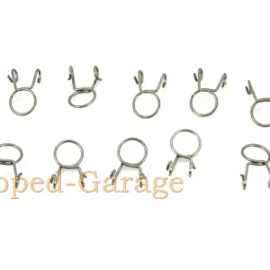 Schelle Metall 9mm 10 Stück für Zündapp, Kreidler, Hercules, Puch, Mofa, Moped, Mokick, Roller Solange Der Vorrat Reicht