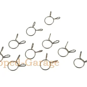 Klemme Benzinschlauch 8mm 10er Pack für Mofa, Moped, Mokick, Roller Begrenztes Angebot