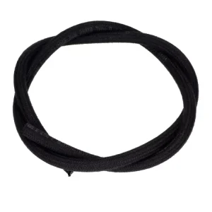 Schlauch Gewebe Benzin 4mm x 9,5mm 1m Schwarz für Hercules, KTM, Rixe, Sachs, Zündapp, Kreidler, Puch, Simson Mofa, Moped, Mokick Gratis Versand