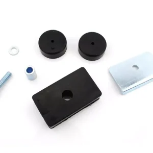 Befestigungssatz 7-teilig Schwarz/Galvanisiert für Yamaha, DT 50 MX Neue Kollektion