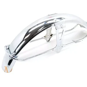 Schutzblech Vorne Mit Halter Chrom für Suzuki, K 50 Mokick Finale Aktion
