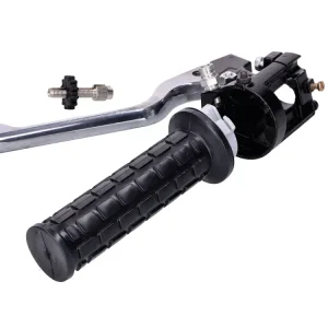 Jetzt Bestellen Gasgriff Armatur mit Hebel und Schalteraufnahme schwarz für Zündapp KS, GTS, C, CX, CS, Hai K, Kreidler Florett, Hercules MK Ultra, Puch Cobra, Monza, Miele, DKW, NSU, KTM Mofa, Moped, Mokick, KKR