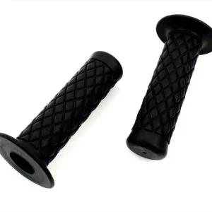 Griffsatz Schwarz 22/24mm 125mm für Zündapp GTS C 50 Sport, KS Combinette 442, 444, ZA A, Kreidler Florett, Flory MF, Hercules Prima M, Puch Maxi, KTM, DKW, Rixe, Miele Mofa, Moped Super-Preis