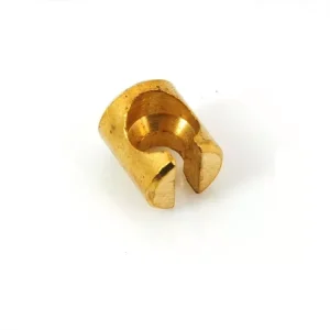 Letzte Chance Seilzug Quernippel Messing 8mm x 9mm Bohrung 6,2mm auf 4,0mm Schlitz 2,6mm für Mofa, Moped, Mokick