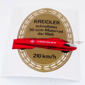 Aufkleber Kreidler Weltrekord 78x70mm Kostenloser Rückversand