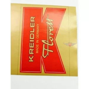 Schutzblech Aufkleber Rot Gold 70mm x 45mm für Kreidler, Florett Billig