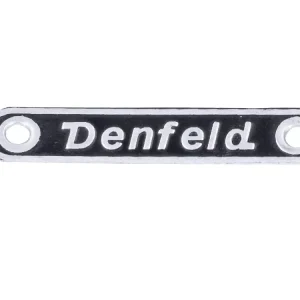 Emblem Denfeld Aluminium 58mm Schwarz für Zündapp, Kreidler, Hercules, Puch, Miele, DKW, KTM, Rixe, Zweirad Union, NSU Mofa, Moped, Mokick Schnäppchen
