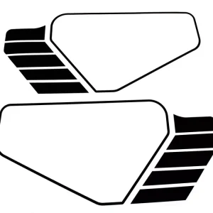 Direktkauf Aufkleber Satz MOGA 2 Stück Breit 330mm Hoch 150mm für Hercules K 50 Ultra, Supra 4 GP