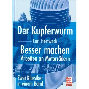 Buch Kupferwurm 750 Seiten 17 x 24 cm für Motorräder Abverkauf