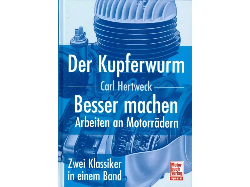 Buch Kupferwurm 750 Seiten 17 x 24 cm für Motorräder Abverkauf