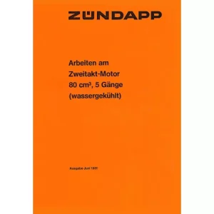 Neuheit Reparatur Anleitung 36 Seiten DIN A5 Format für Zündapp KS 80, 80 Touring