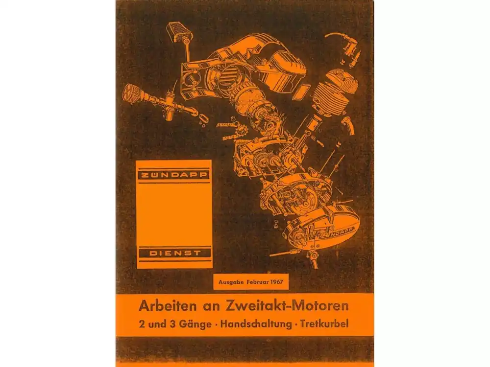 Markenware Reparatur Anleitung 34 Seiten DIN A 5 Format für Zündapp Combinette Typ 428, Super 429, 433