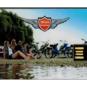 USB Stick Speicherkapazität 3,5 Giga Byte Maße Breit ca. 85mm Hoch 54mm für Mofa Mokick Bestseller