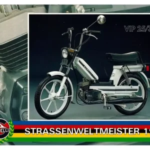 Kracherpreis Prospekt Garelli 4 Seiten DIN A4 farbig bedruckt für 25N, 25NL, 25NLX, Duoped