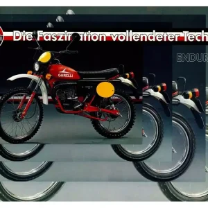 Billig Prospekt Garelli DIN A4 für Enduro 80
