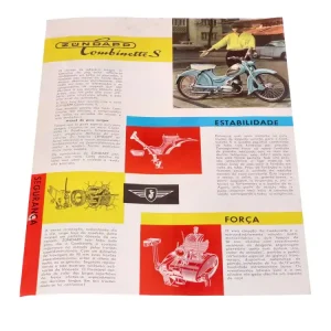 Sale Original Flyer/Prospekt A4 in Portugiesisch für Zündapp Combinette