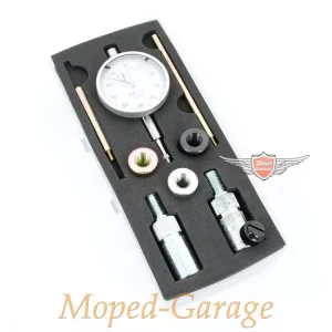 Zündungs Einsteller Messuhr Set 10-14mm für Zündapp, Kreidler, Hercules, Puch, Yamaha, MBK, Peugeot, Simson Sonderangebot