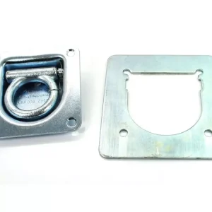 Zurrmulde Verzinkt 105x105mm Mit Gegenplatte 140x135mm für Mofa, Moped, Mokick, Motorrad Preisknaller