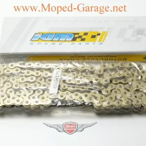 Kette Mokick 130 Glieder Gold 1/2 x 3/16 7,75 für Zündapp, Kreidler, Hercules Mokick, Moped Schnäppchen