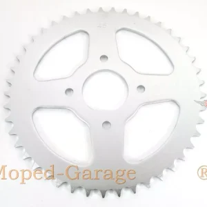 Kettenrad Presto Aluminium 45 Zähne 4 Loch für Hercules Prima 1, 2, 3, 4, 5, 6, MP MF M HR Hobby Rider, P MX SX, Optima Pronto, Presto, Garelli Cross 40, KTM 505, Zündapp A 25 Automatic Typ 460-01, 460-02 Sichere Zahlung