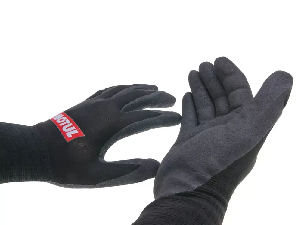 Arbeitshandschuhe / Mechaniker Handschuhe Motul nitrilbeschichtet Größe 7 Begrenztes Angebot