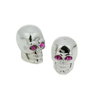 Ventilkappen Set Skull Chrom Top-Angebot