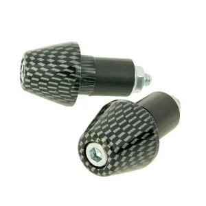 Letzte Chance Lenkerende Vibrationsdämpfer Short 17,5mm - Carbon-Look
