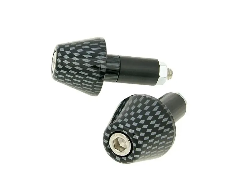 Lenkerende Vibrationsdämpfer Short 13,5mm - Carbon-Look Sonderaktion